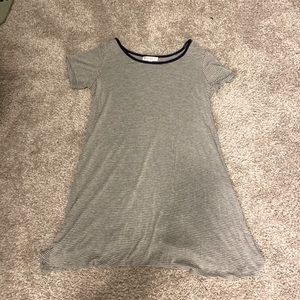 Love, Fire Stripe Flow Dress